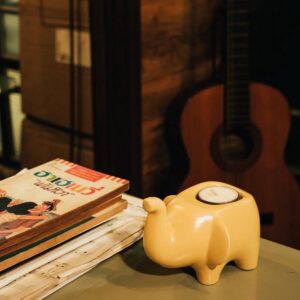 Elephant Ceramic Holder